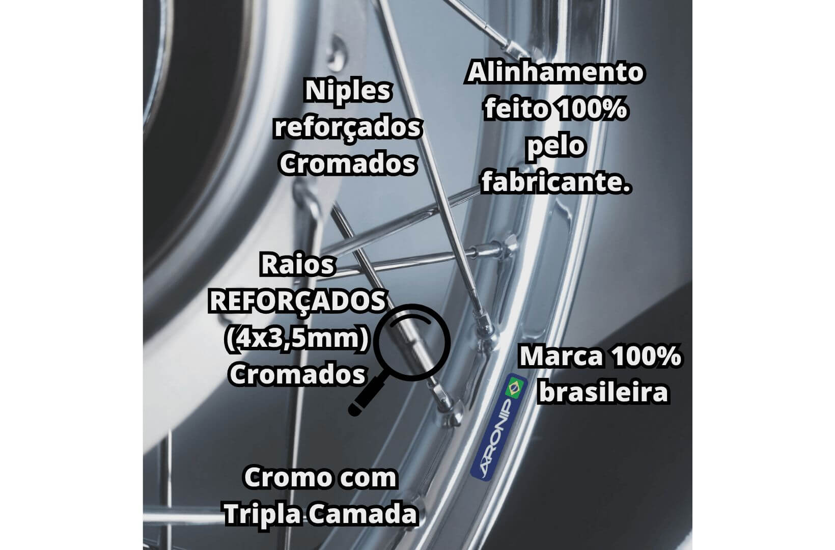 Conheça mais: RODA MONTADA DIANTEIRA CG TITAN 125 (83-99) FREIO A LONA
